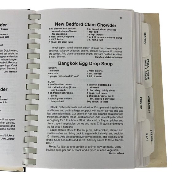 Harvest Gifts 1995 Spiral Bound Cookbook Saint Ann Catholic Church Coppell Texas - Picture 7 of 16